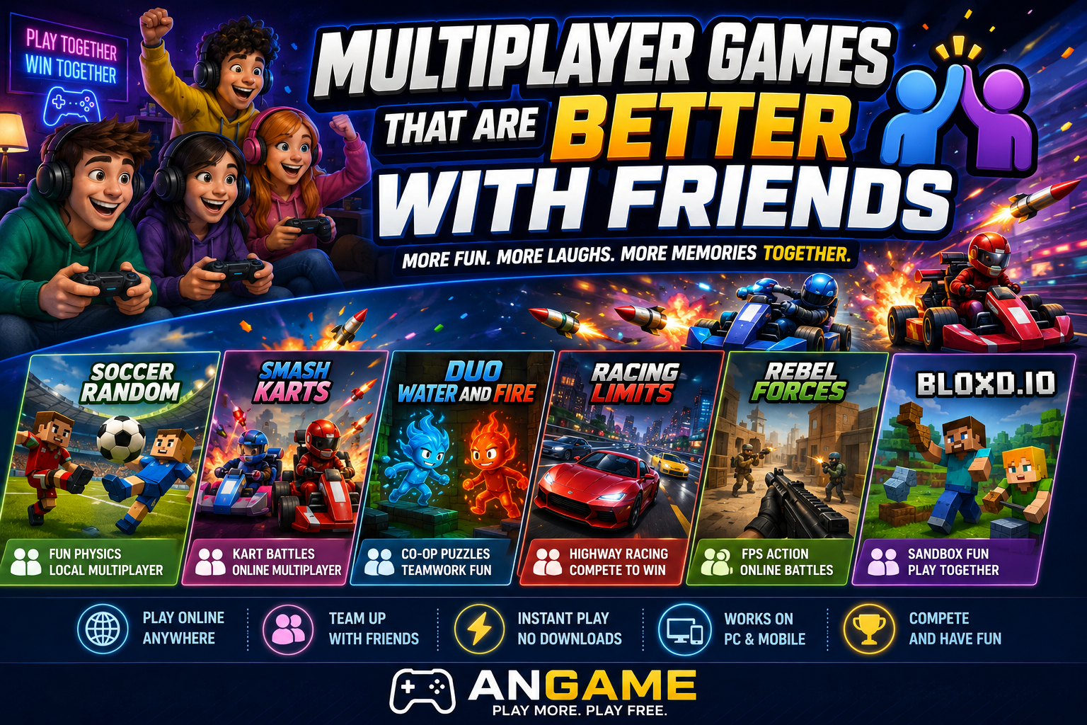 Multiplayer Games That Are Better With Friends 👥